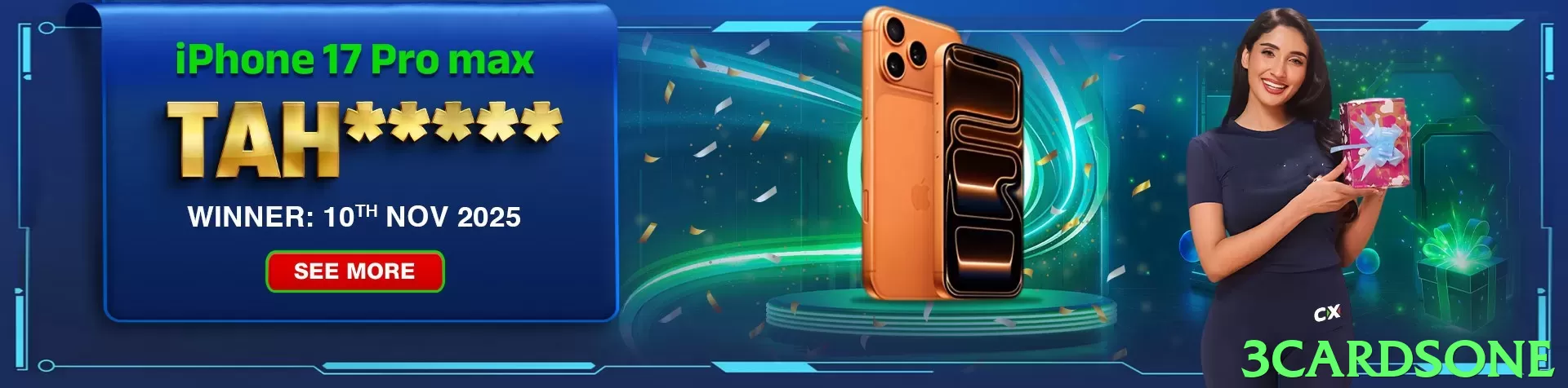 3cardsone Pakistan - 3